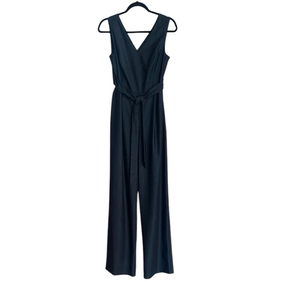 Calvin Klein Demin Jumpsuit Cutout Detail on Back Size 6 - Picture 6 of 13